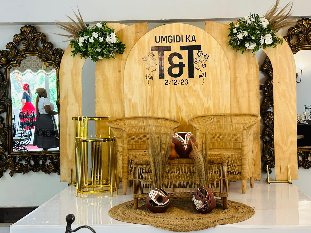Umgidi traditional ceremony décor
